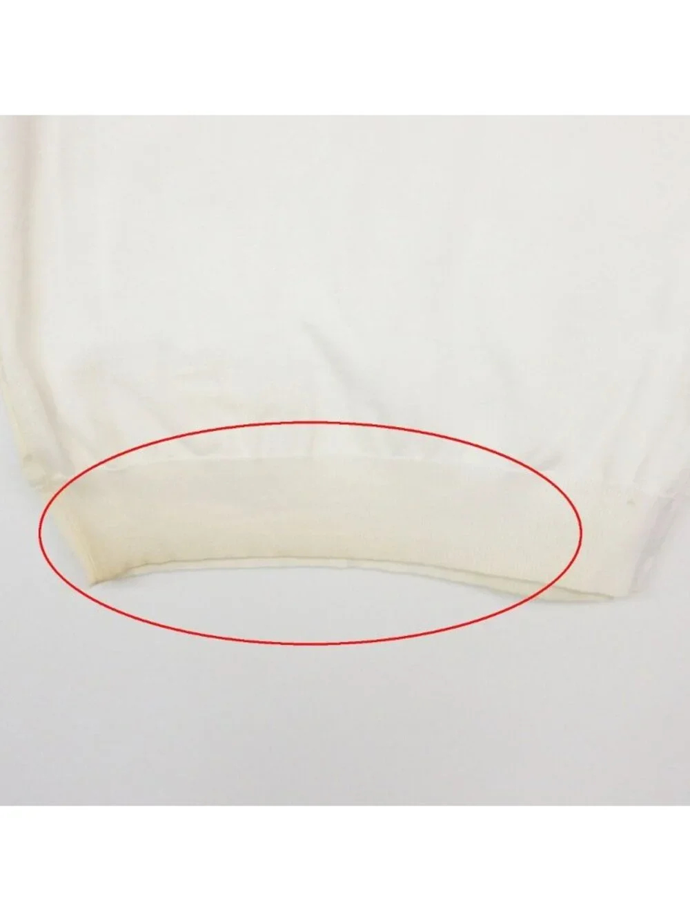 Chanel Knit Bag CC Logo Embroidery Sleeveless Pullover Lightweight Top White
